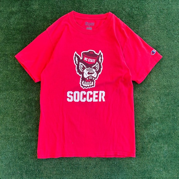 Men's Champion NC State Soccer T-Shirt Size Small - Picture 1 of 8